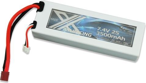 Image du produit Amewi Batterie LiPo 2S 7,4V 3500mAh 20C Hardcase, DEANS (7.40 V, 3500 mAh)