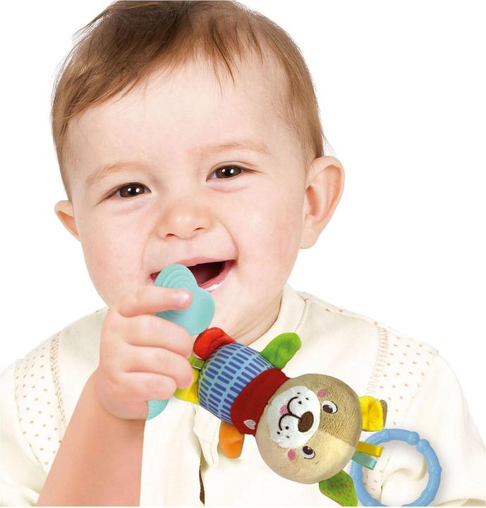 Actual product image Clementoni Baby - Plush Rattle Dog