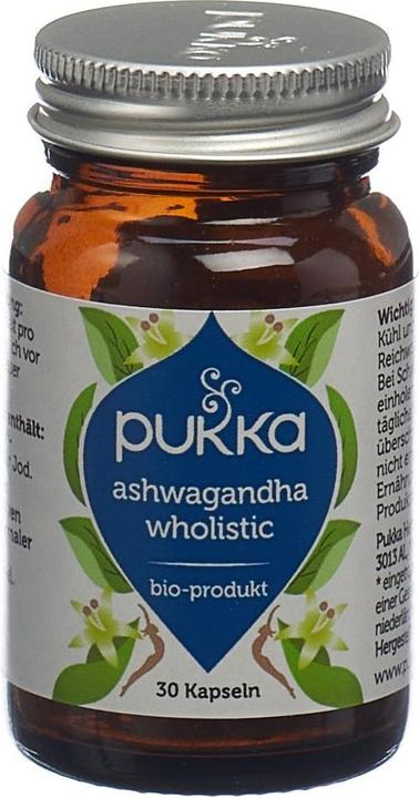 Actual product image Pukka Ashwagandha Wholistic Kapsel NEM Bio (30 Piece, Capsules, 114 g)