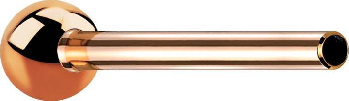 Produktbild Star Piercing Micro Threadless Barbell-Stab rosegold mit Kugel (ohne Messing, Titan G23)