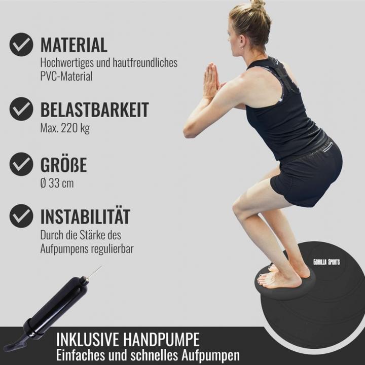 Actual product image Gorilla Sports Ball seat cushion (33 cm)