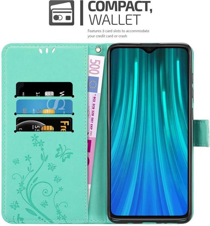 Productafbeelding Cadorabo Bloemen Boekomslag (Xiaomi Redmi Note 8 Pro)