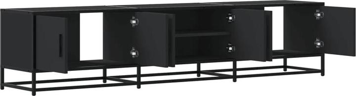 Actual product image VidaXL TV cabinet Lowboard TV cabinet TV table black wood-based material