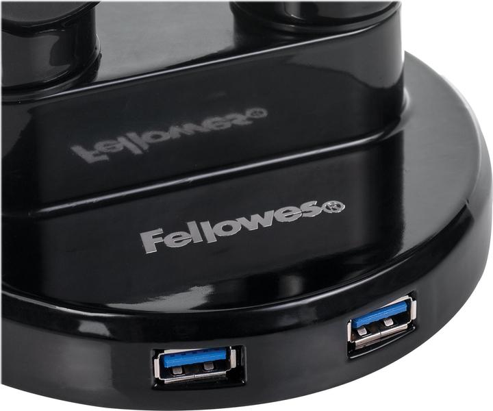 Actual product image Fellowes Platinum Series Triple Monitor Arm (Table, 27")