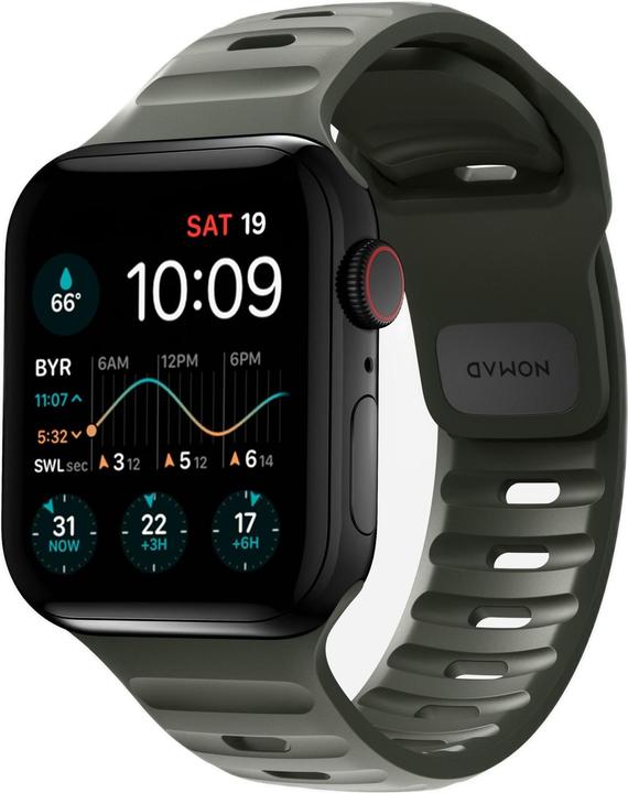 Actual product image Nomad Sport Strap V2 (45 mm, 44 mm, 42 mm, Aluminium, Rubber)