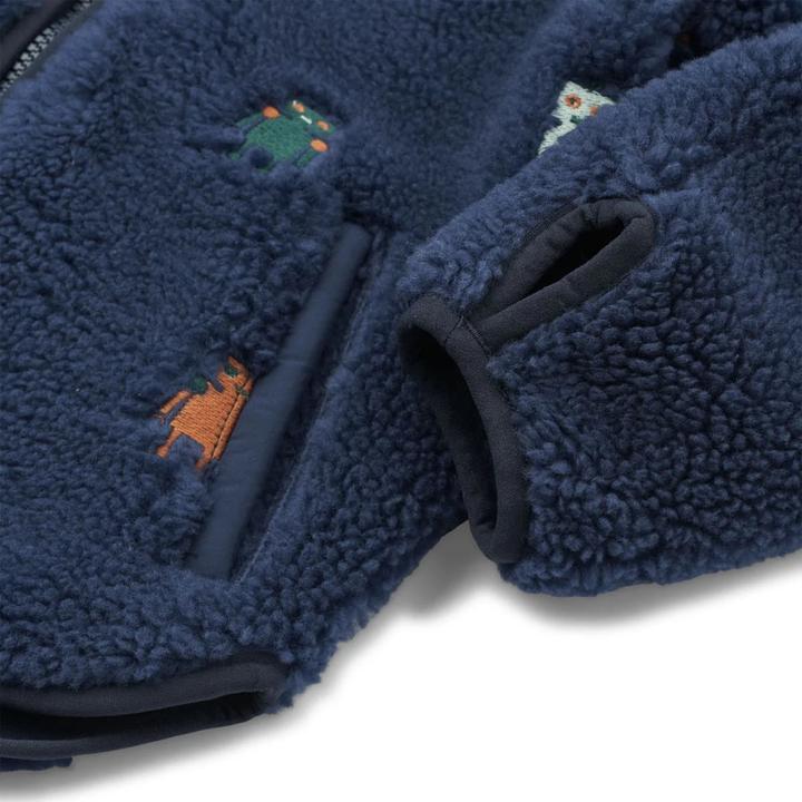 Produktbild Liewood Fleecejacke Mara mit Kapuze Robots Indigo (140)