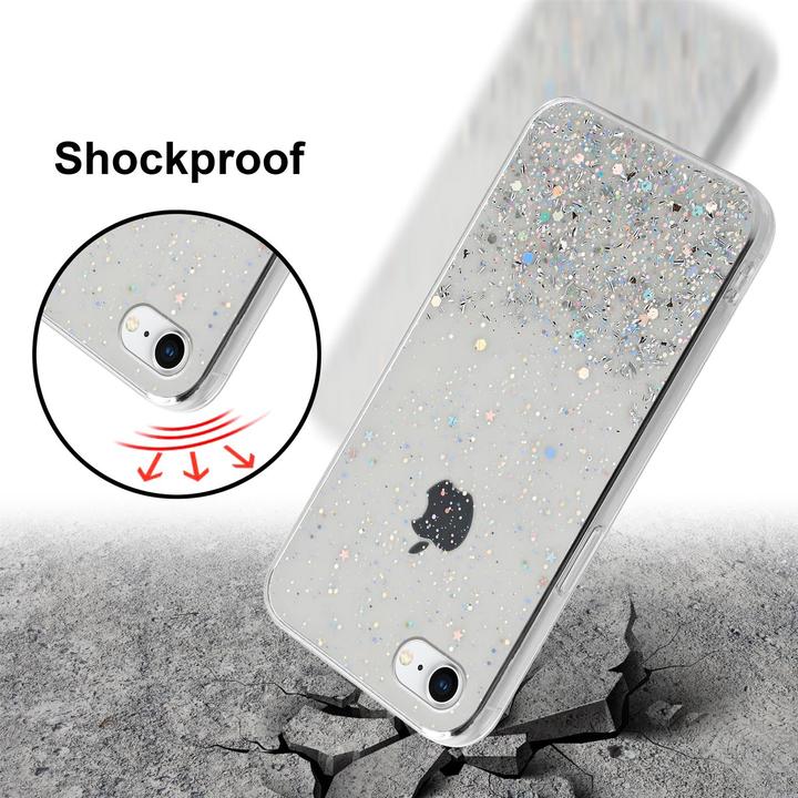 Immagine prodotto Cadorabo Copertura in TPU scintillante (Apple iPhone 7, Apple iPhone SE (seconda generazione))