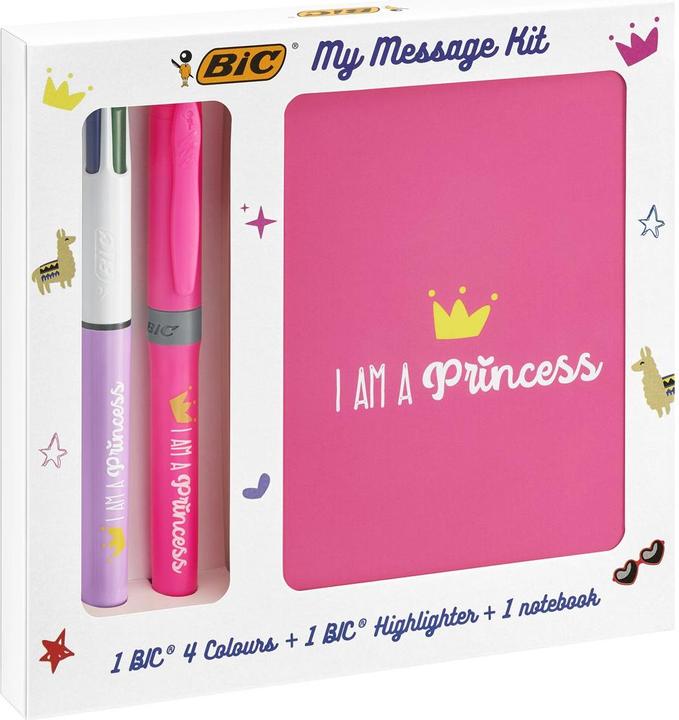 Actual product image Bic My Message Kit Princess (White, Lilac, Pink, Rose, 1 x)