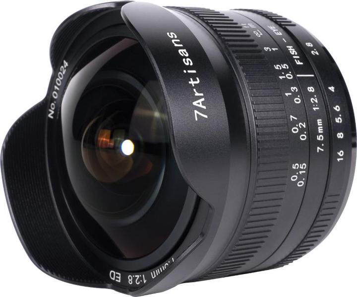 Image du produit 7artisans 7.5 mm f/2.8 Mark II, Canon E (Micro Four Thirds, Micro Four Thirds)