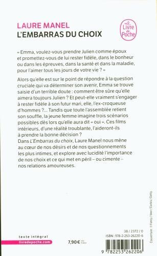 Actual product image L'embarras du choix (French, Laure Manel, 2021)