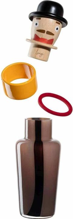 Actual product image Leonardo Vase Luigi 33 cm, Braun, Höhe: 33 cm (1 x, 100 x 100 x 33 cm)