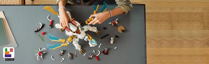 Actual product image LEGO Zane's ice dragon (71786, LEGO Ninjago)