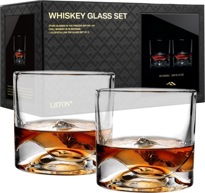 Produktbild Liiton Denali Whiskeygläser 2er-Set (2.30 dl, 2 x, Whiskygläser)