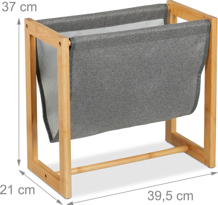 Actual product image Relaxdays Magazine rack