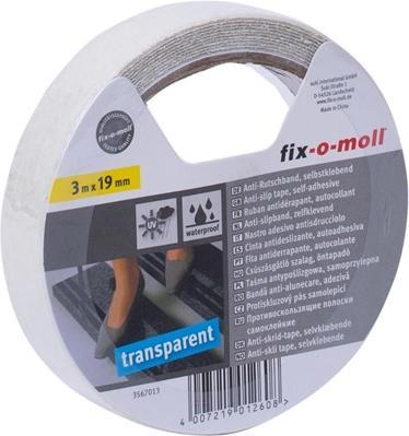 Actual product image Fix-o-moll Anti-slip tape adhesive transparent mz 3 m x 19 mm (19 mm)