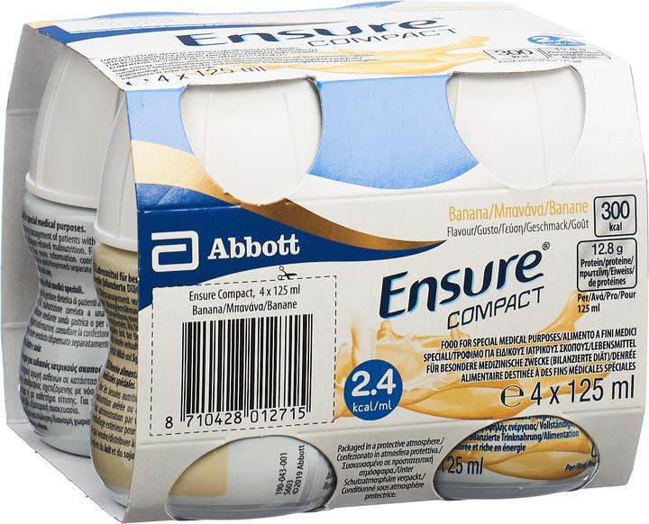 Produktbild AMO Compact 2.4 kcal Drink Banane (Banane, 4 Stk., 674 g)