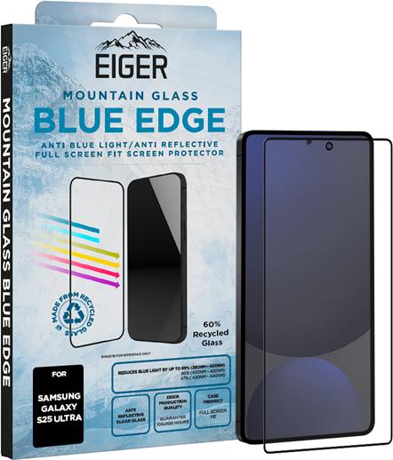 Produktbild Eiger Mountain Glass Blue Edge (1 Stück, Samsung Galaxy S25 Ultra)
