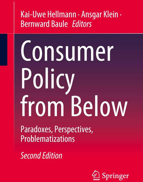 Image du produit Consumer Policy from Below (Anglais, Bernward Baule, Kai-Uwe Hellmann, Ansgar Klein, 2024)