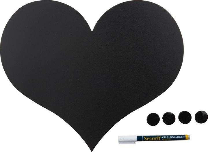 Immagine prodotto Securit Silhouette Heart (Lavagna, 36 x 30 cm)