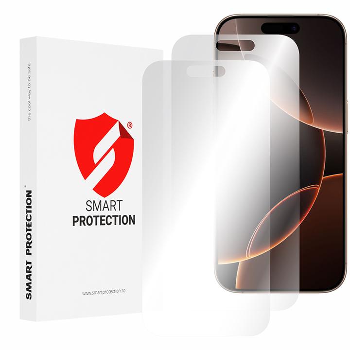 Actual product image Smart Protection - Premium Classic (2 pack) - iPhone 16 Pro Max - Clear (2 Piece, Apple iPhone 16 Pro Max)