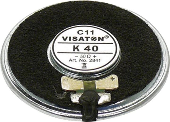 Produktbild Visaton Miniature Speaker, 40mm diameter, 50 ohm