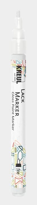 Image du produit Kreul Marqueur pour peinture laquée "Gloss Paint Marker", fin, blancá (Blanc, 2 mm, 1 x)