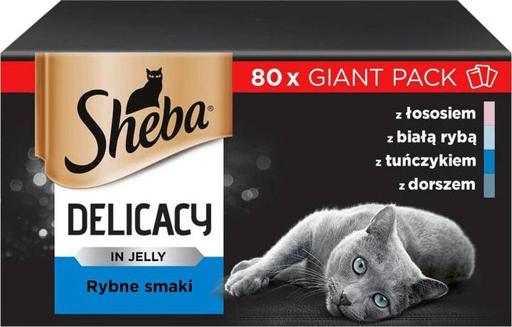 Produktbild Sheba Fine Flakes (Adult, 80 Stk., 6800 g)