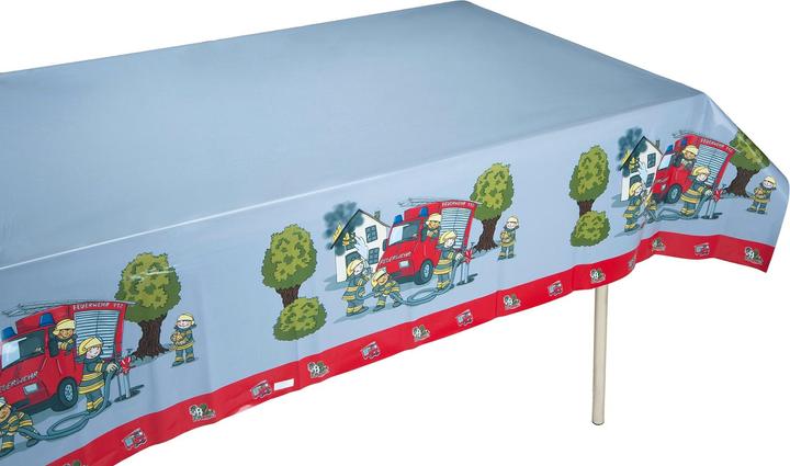 Produktbild Tib 19506 Feuerwehr-Tischdecke, Grösse: 120 x 180 cm. (120 x 180 cm)
