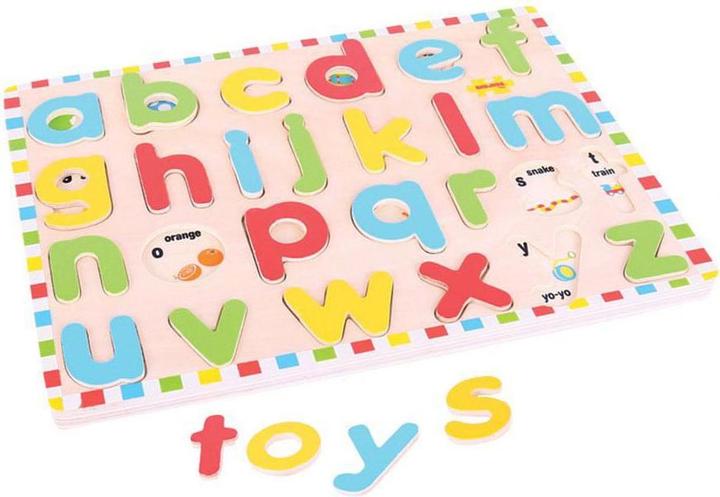 Produktbild Bigjigs Holzpuzzle Alphabet (26 Teile)