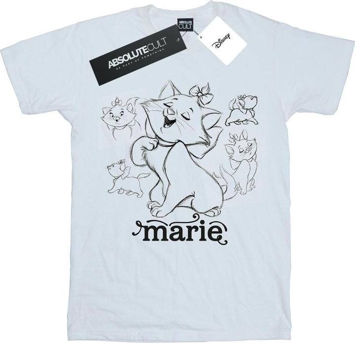 Disney Marie Collage Sketch TShirt (XXL)