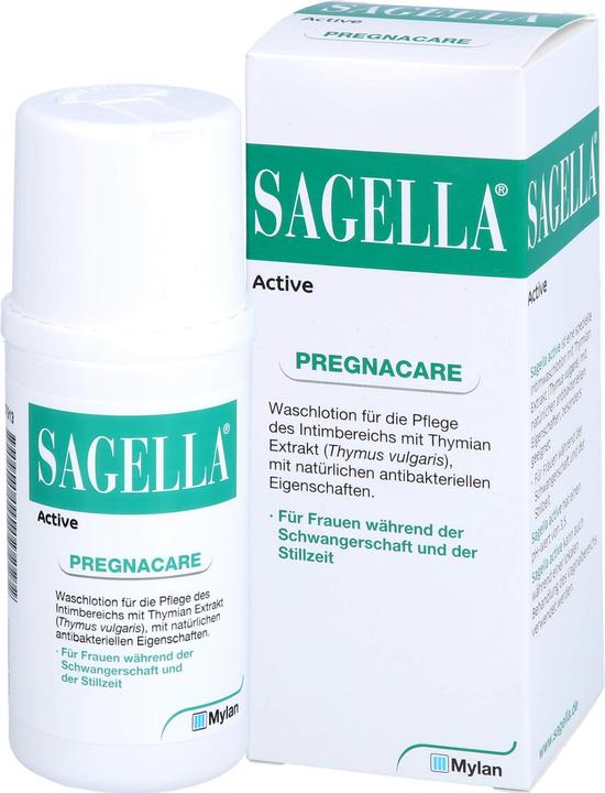 Actual product image Sagella active Intimate Wash Lotion, 100 ml Lotion (100 ml, Intimate washing lotion)