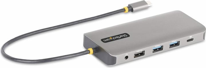Produktbild StarTech COM Drei Monitor USB-C Multiport Adapter 2x 4K 60Hz + 4K 30Hz HDMI & DP 4x USB-A 100W GbE L (USB-C, 4 Ports)