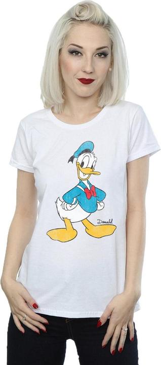 Actual product image Disney Womens/Ladies Classic Donald Duck Cotton T-Shirt (L)
