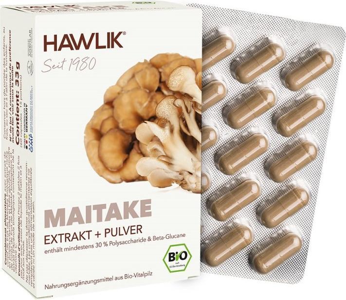Produktbild Hawlik Maitake Extrakt + Pulver Kapsel (60 Stück, Kapseln, 57 g)