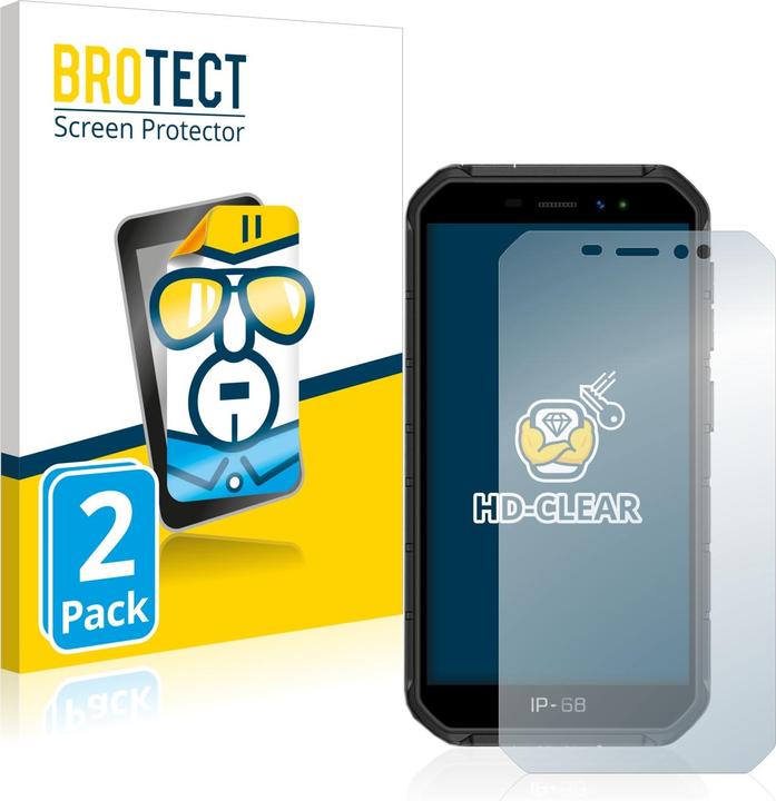 Produktbild BROTECT Schutzfolie Displayschutz Klar (2 Stück, Ulefone Armor X7)