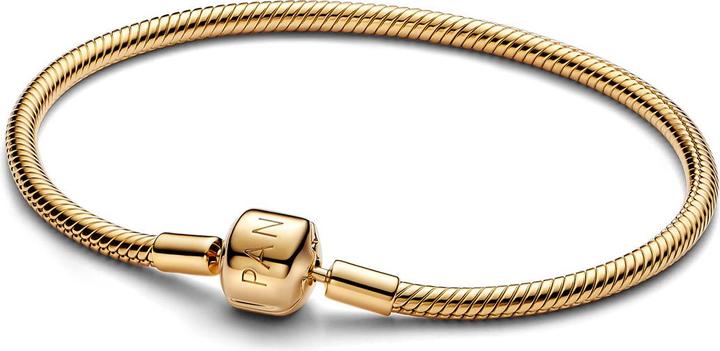 Produktbild Pandora Schlangen Gliederarmband mit Kugelverschluss (17 cm, Metall, Vergoldet)