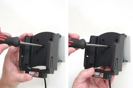 Image du produit Brodit Support actif avec rotule - téléphone portable/smartphone - support actif - voiture - noir