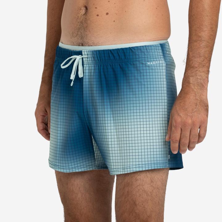 Nabaiji Schwimmshorts Herren kurz - 100 Camo blau