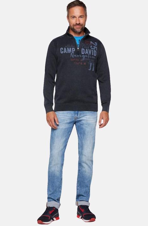 Image du produit Camp David Pullover Strickpullover Troyer (M)