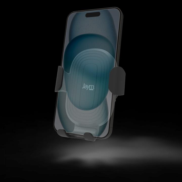 Image du produit Jaym Support voiture pour smartphone avec charge par induction 15W et 2 fixations
