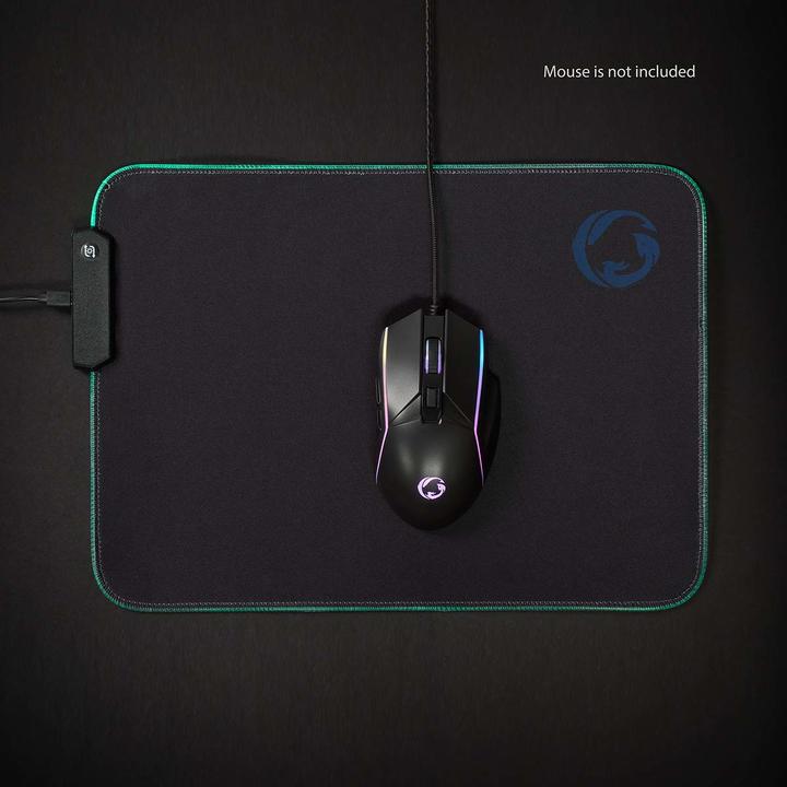 Produktbild Nedis Gaming-Mauspad | Gummi / Mikrofaser | Schwarz (XL)