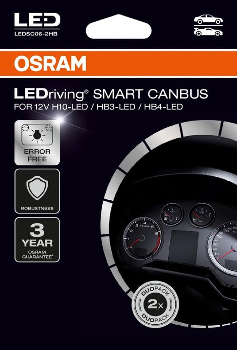 Actual product image Osram LEDriving Smart Canbus 12V H10, HB3, HB4, H16 (H16, H10, HB4, HB3)