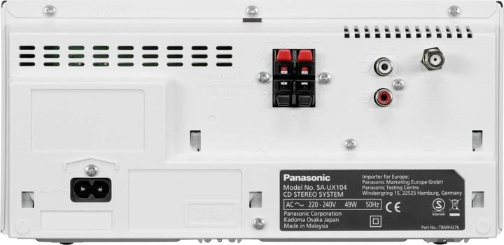 Actual product image Panasonic SC-UX104EG (CD player, Bluetooth, 2x 150 W)
