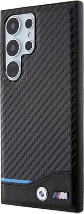 Produktbild BMW BMHCS24L22NBCK S24 Ultra S928 czarny/black Leather Carbon (Samsung Galaxy S24 Ultra)