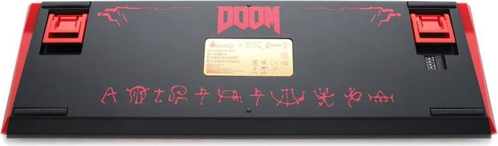 Image du produit Ducky x Doom One 3 SF Clavier de jeu, RGB LED - MX-Silent-Red (DE, Filaire)