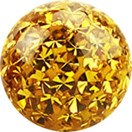 Produktbild Star Piercing Ring schwarz mit drei Kristallen (Chirurgenstahl 316L, ohne Messing)