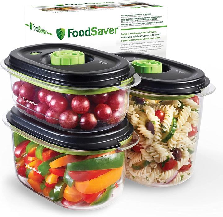 Produktbild FoodSaver Vorratsdosen, 0,7 L + 1,2 L + 1,8 L (1.80 l)
