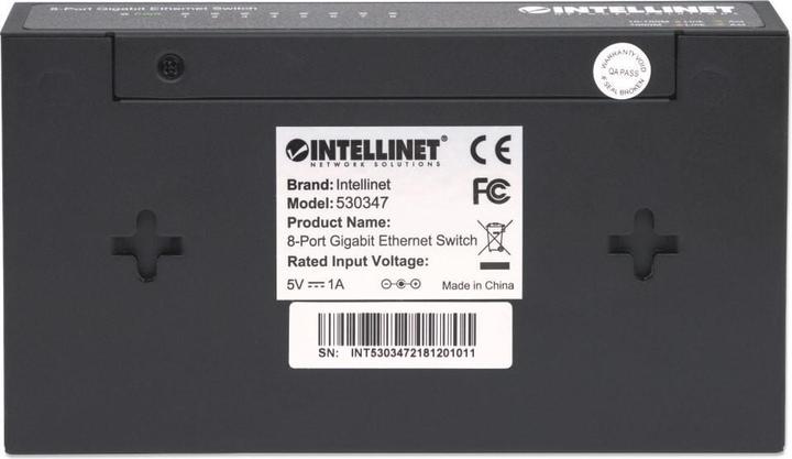 Actual product image Intellinet 8 Port Gigabit Ethernet Switch (8 Ports)