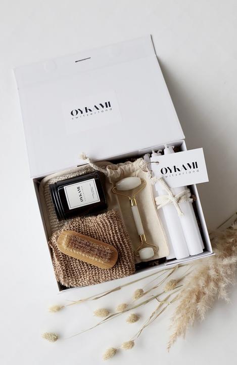 Oykami Beauty Geschenkbox "Tokyo" Weisser Jadestein
