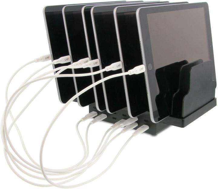 Image du produit LMP Adaptateur d'alimentation USB-C 12 ports GaN 144W pour tablettes et Sma (144 W)
